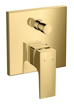 HANSGROHE METROPOL vanová podomítková baterie, s přepínačem, leštěný vzhled zlata