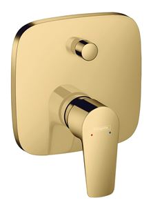 HANSGROHE TALIS E vanová podomítková baterie, s přepínačem, leštěný vzhled zlata