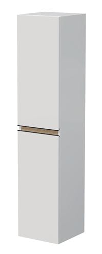 INTEDOOR BARI vysoká skříňka 35x35x160 cm, 2 dvířka, lesklá bílá BASV352DLPA0016/A02 Obrázek - Hlavní obrázek