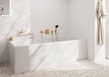 HANSGROHE PORTER S nástěnný držák ruční sprchy, kartáčovaný bronz 28331140 Obrázek - fotka