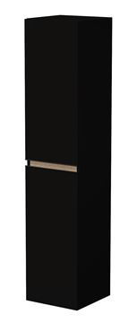 INTEDOOR BARI vysoká skříňka 35x35x160 cm, 2 dvířka, matná černá