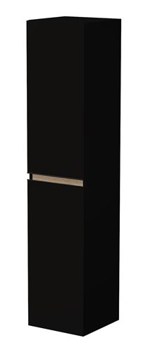 INTEDOOR BARI vysoká skříňka 35x35x160 cm, 2 dvířka, matná černá BASV352DLPA3686/A02 Obrázek - Hlavní obrázek