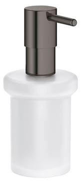 GROHE ESSENTIALS dávkovač tekutého mýdla 160 ml, bez držáku, sklo, hard graphite