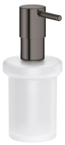 GROHE ESSENTIALS dávkovač tekutého mýdla 160 ml, bez držáku, sklo, hard graphite 40394A01 Obrázek - Hlavní obrázek