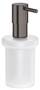 GROHE ESSENTIALS dávkovač tekutého mýdla 160 ml, bez držáku, sklo, hard graphite