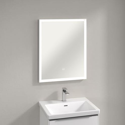 VILLEROY & BOCH SUBWAY 3.0 zrcadlo 60x75 cm, s osvětlením, s regulací stmívání a teploty světla, se senzorem A4636000 Obrázek - fotka