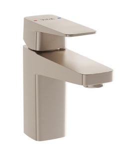 VITRA ROOT SQUARE umyvadlová stojánková baterie, kartáčovaný nikl