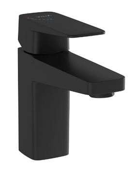 VITRA ROOT SQUARE umyvadlová stojánková baterie, BluEco, matná černá