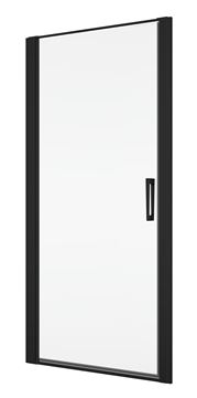 RONAL DIVERA D22T1 sprchové dveře 90x200 cm, lítací, matná černá/sklo čiré