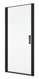 RONAL DIVERA D22T1 sprchové dveře 90x200 cm, lítací, matná černá/sklo čiré
