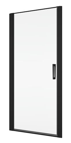 RONAL DIVERA D22T1 sprchové dveře 90x200 cm, lítací, matná černá/sklo čiré D22T1 090 06 07 Obrázek - Hlavní obrázek