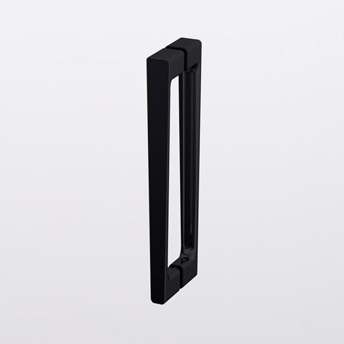RONAL DIVERA D22T1 sprchové dveře 90x200 cm, lítací, matná černá/sklo čiré D22T1 090 06 07 Obrázek - fotka