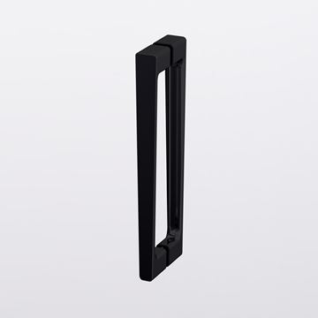 RONAL DIVERA D22T1 sprchové dveře 90x200 cm, lítací, matná černá/sklo čiré D22T1 090 06 07 Obrázek - fotka