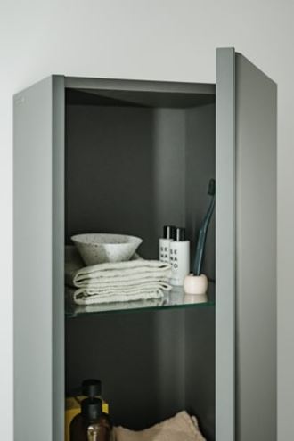 LAUFEN MEDA vysoká skříňka 35,5x33,5x165 cm, 1 dvířka, panty vlevo, divoký dub H4216510112671 Obrázek - fotka
