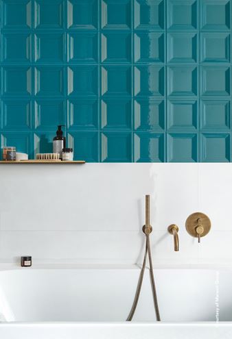MARAZZI BLISS obklad 30x90 cm, lesk reliéf 3D, ocean MP5U Obrázek - fotka