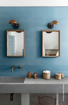 MARAZZI BLISS obklad 30x90 cm, lesk, ocean MP65 Obrázek - fotka
