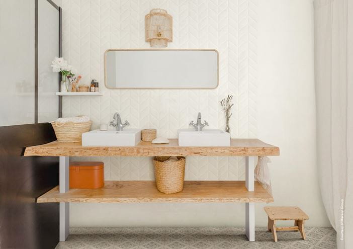 MARAZZI FLORA obklad 30x90 cm, mat reliéf 3D, bianco MP83 Obrázek - fotka