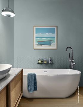 MARAZZI FLORA obklad 30x90 cm, mat reliéf 3D, azzurro MP85 Obrázek - fotka