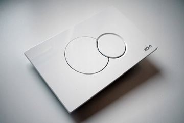 KOLO ECLIPSE 2 ovládací tlačítko pro dvě splachování, plast, bílá 94150001 Obrázek - fotka