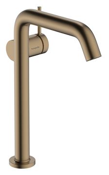 HANSGROHE TECTURIS S umyvadlová stojánková baterie 240 Fine, s odtokovou soupravou, CoolStart, EcoSmart+, kartáčovaný bronz