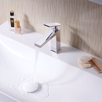 HANSGROHE TECTURIS E umyvadlová stojánková baterie, EcoSmart+, chrom 73011000 Obrázek - fotka