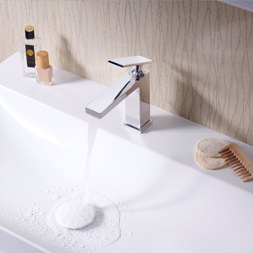 HANSGROHE TECTURIS E umyvadlová stojánková baterie, EcoSmart+, chrom 73011000 Obrázek - fotka