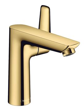 HANSGROHE TALIS E umyvadlová stojánková baterie, s odtokovou soupravou, EcoSmart, leštěný vzhled zlata