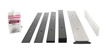 UNIDRAIN HIGHLINE rošt pro vložení dlažby CUSTOM 633 mm, kartáčovaná nerez ocel 1950.0700 Obrázek - fotka