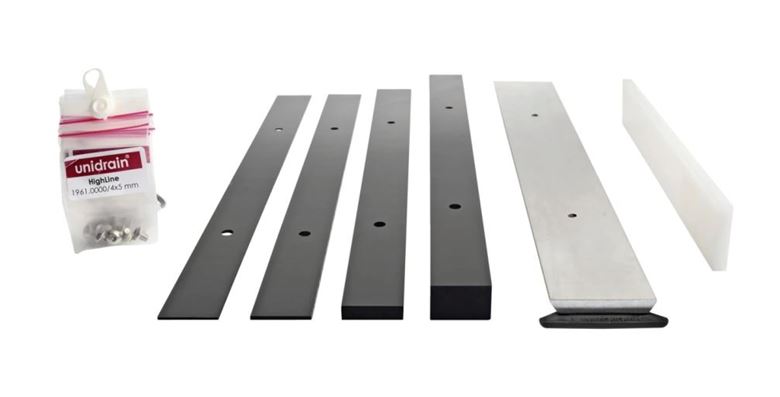 UNIDRAIN HIGHLINE rošt pro vložení dlažby CUSTOM 633 mm, kartáčovaná nerez ocel 1950.0700 Obrázek - fotka