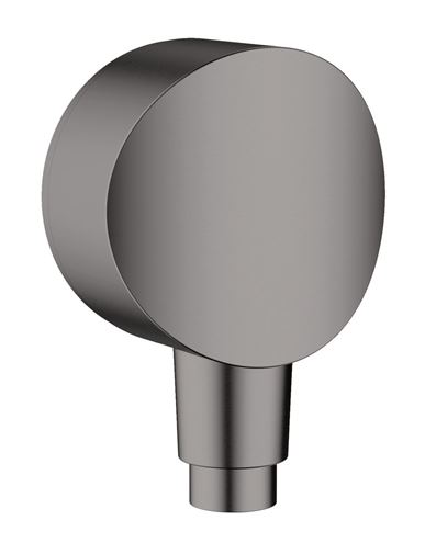 HANSGROHE FIXFIT S přípojka hadice 61mm se zpětným ventilem 1/2"x1/2", kartáčovaný černý chrom 26453340 Obrázek - Hlavní obrázek