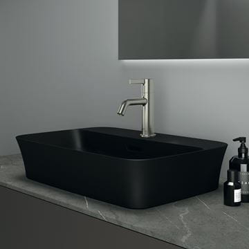 IDEAL STANDARD IPALYSS umyvadlo na desku 55 cm, s přepadem, black matt E2077V3 Obrázek - fotka