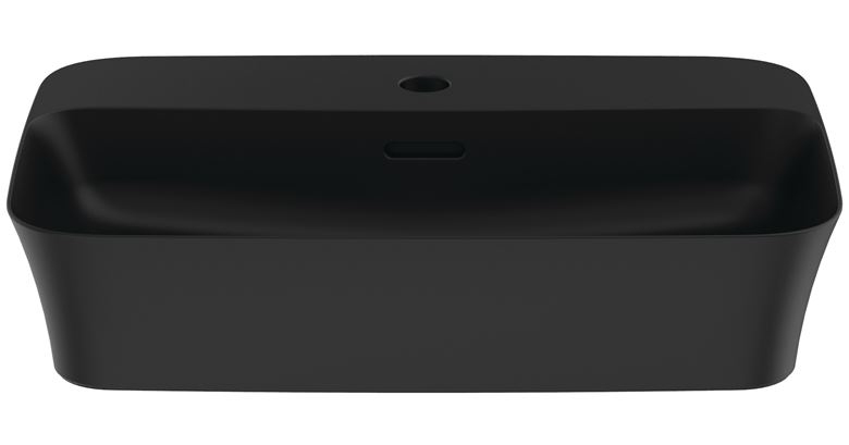IDEAL STANDARD IPALYSS umyvadlo na desku 55 cm, s přepadem, black matt E2077V3 Obrázek - fotka