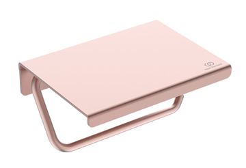 IDEAL STANDARD ALU+ držák toaletního papíru s poličkou, nástěnný, rosé