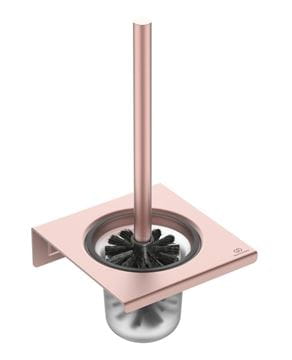 IDEAL STANDARD ALU+ WC štětka, nástěnná, sklo, rosé