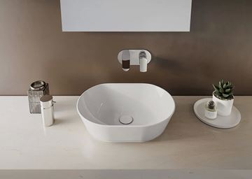 VITRA GEO umyvadlová mísa 55 cm, bez přepadu, VitrAhygiene 7427B003-0016 Obrázek - fotka