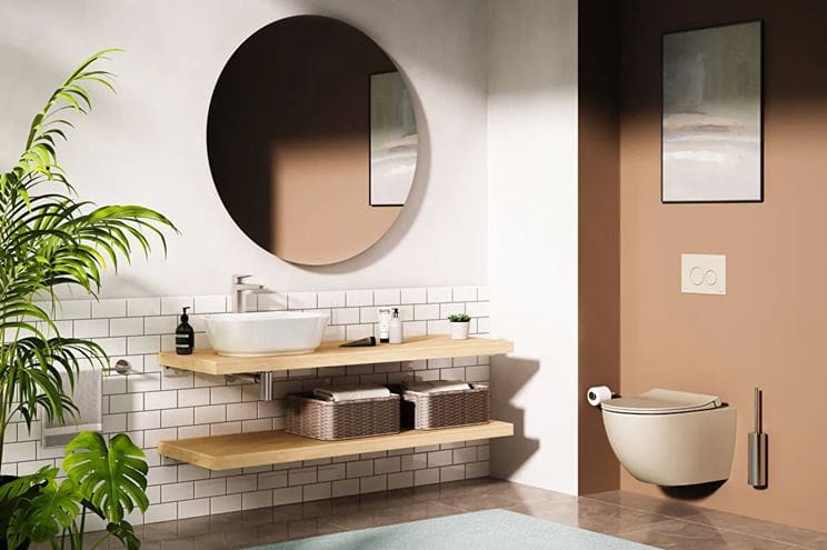 VITRA GEO umyvadlová mísa 55 cm, bez přepadu, VitrAhygiene 7427B003-0016 Obrázek - fotka