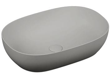 VITRA OUTLINE umyvadlová mísa 58 cm, bez přepadu, VitrAhygiene, matná šedá