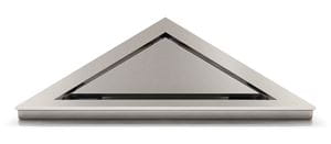 UNIDRAIN HIGHLINE 2911 plný rošt s rámečkem 270x198 mm, kartáčovaná nerez ocel