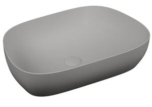 VITRA OUTLINE umyvadlová mísa 61,5 cm, bez přepadu, VitrAhygiene, matná šedá