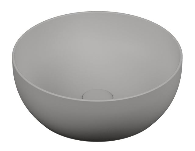 VITRA OUTLINE umyvadlová mísa 40 cm, bez přepadu, VitrAhygiene, matná šedá 5992B476-0016 Obrázek - Hlavní obrázek