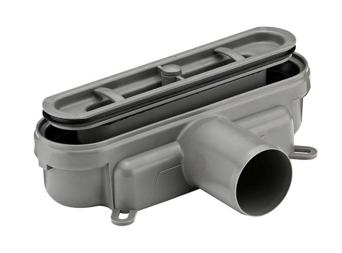 UNIDRAIN 1417 nízký sifon DN50, pro podlahový žlab, boční odpad 1417.0050 Obrázek - Hlavní obrázek