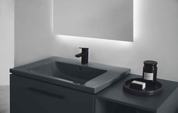 IDEAL STANDARD I.LIFE B umyvadlo 81 cm, s otvorem pro baterii a přepadem, lesklá šedá T460458 Obrázek - fotka