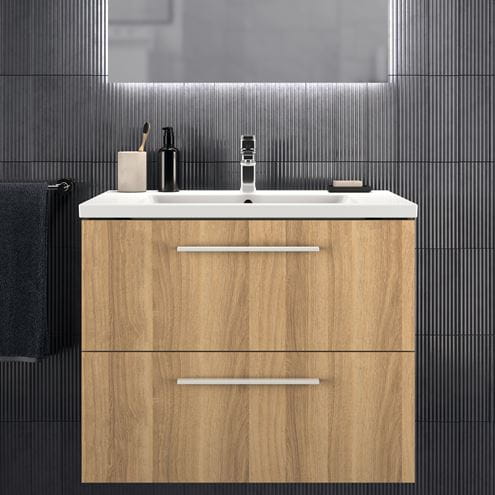 IDEAL STANDARD I.LIFE B skříňka pod umyvadlo 80x50,5x63 cm, 2 zásuvky, přírodní dub T5272NX Obrázek - fotka