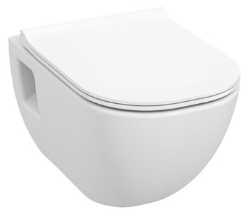 JIKA MIO-N závěsné WC s montážním prvkem KOMBIFIX, Rimless splachování, sedátko, bílé tlačítko PT2.GEKF-KK.W.30 Obrázek - fotka