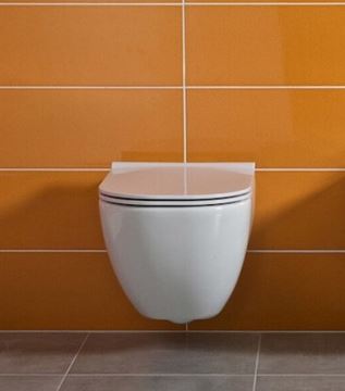 JIKA MIO-N závěsné WC s montážním prvkem KOMBIFIX, Rimless splachování, sedátko, bílé tlačítko PT2.GEKF-KK.W.30 Obrázek - fotka