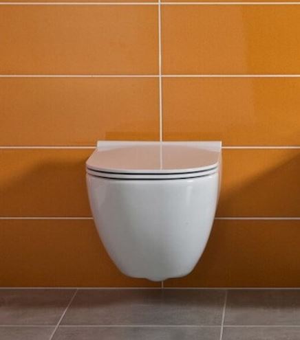 JIKA MIO-N závěsné WC s montážním prvkem KOMBIFIX, Rimless splachování, sedátko, bílé tlačítko PT2.GEKF-KK.W.30 Obrázek - fotka