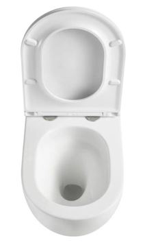 BASIC PRO závěsné WC s montážním prvkem Jika modul,  Tornado Flush splachování, SoftClose sedátko, bílé tlačítko PT1.JIDF-SC.W.43 Obrázek - fotka