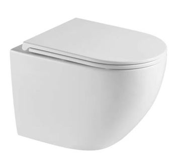 BASIC PRO závěsné WC s montážním prvkem Grohe Rapid SL, Tornado Flush splachování, SoftClose sedátko, chromové tlačítko PT1.GRDF-RSC.CR.2 Obrázek - fotka