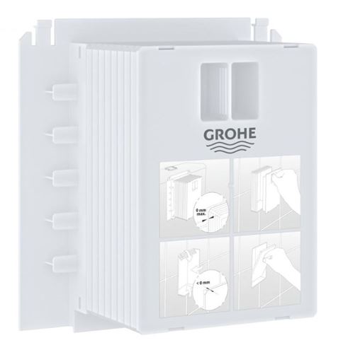 BASIC PRO závěsné WC s montážním prvkem Grohe Rapid SL, Tornado Flush splachování, SoftClose sedátko, chromové tlačítko PT1.GRDF-RSC.CR.2 Obrázek - fotka