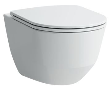LAUFEN PRO závěsné WC s montážním prvkem Laufen Ineo CW102, Rimless splachování, SoftClose sedátko, chromové tlačítko PT2.LADF-RSC.CR.39 Obrázek - fotka